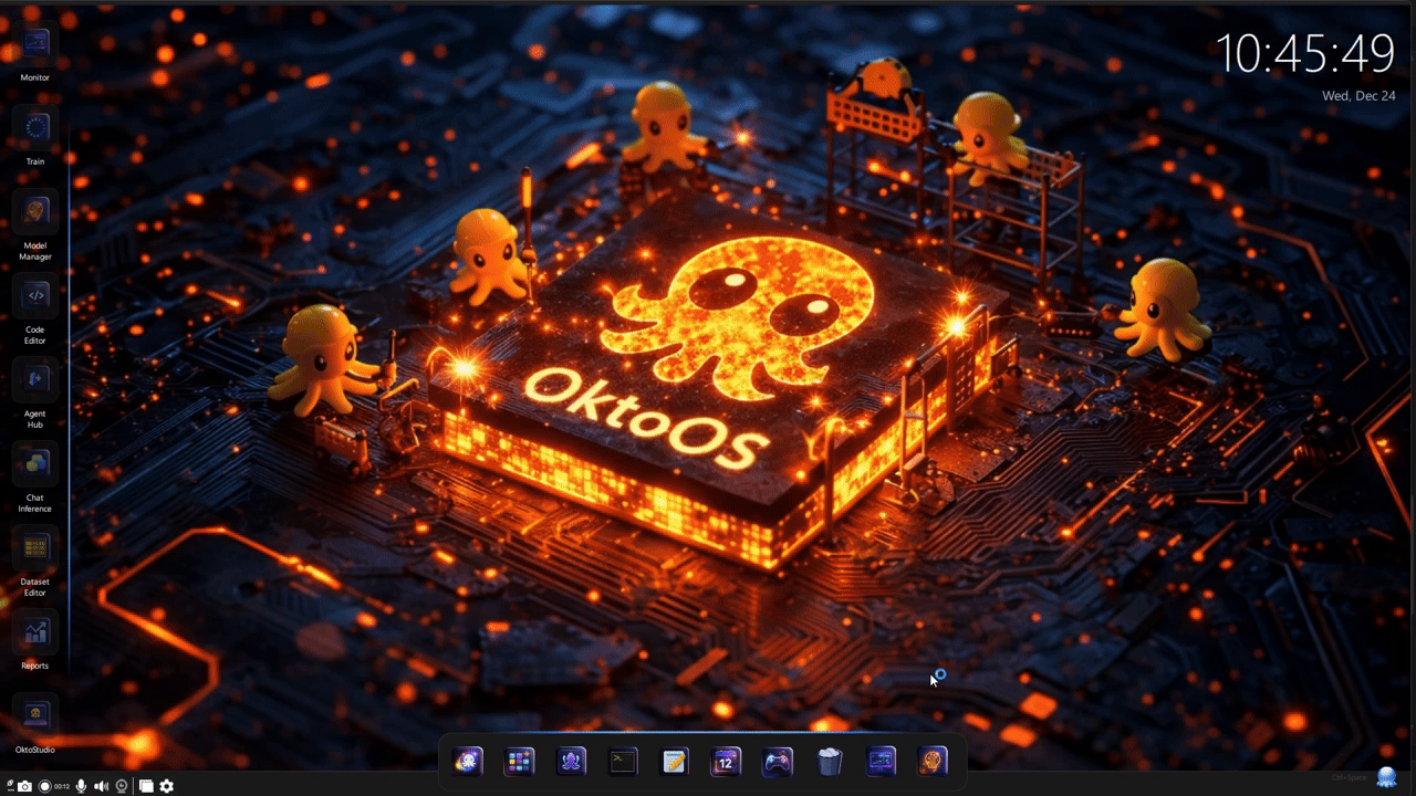 OktoOS桌面 - AI控制一切